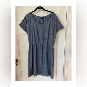 Y2K/90s Gap Factory Denim Fit and Flare Dress Size L
